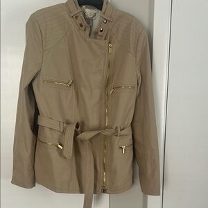 Women's Tan Belted Jacket Cache brand size large